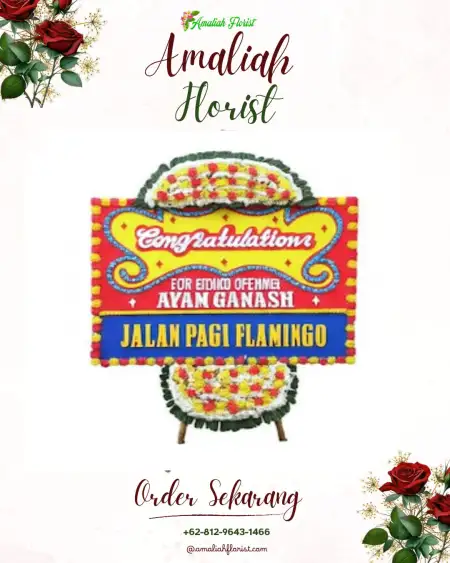 Sewa Papan Bunga Candimas
